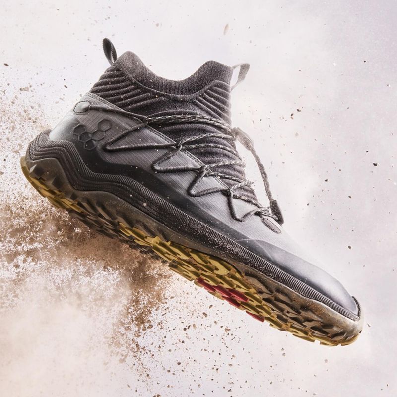 Vyriški barefoot batai Vivobarefoot Primus Trail Flow Mid dark shadow 9