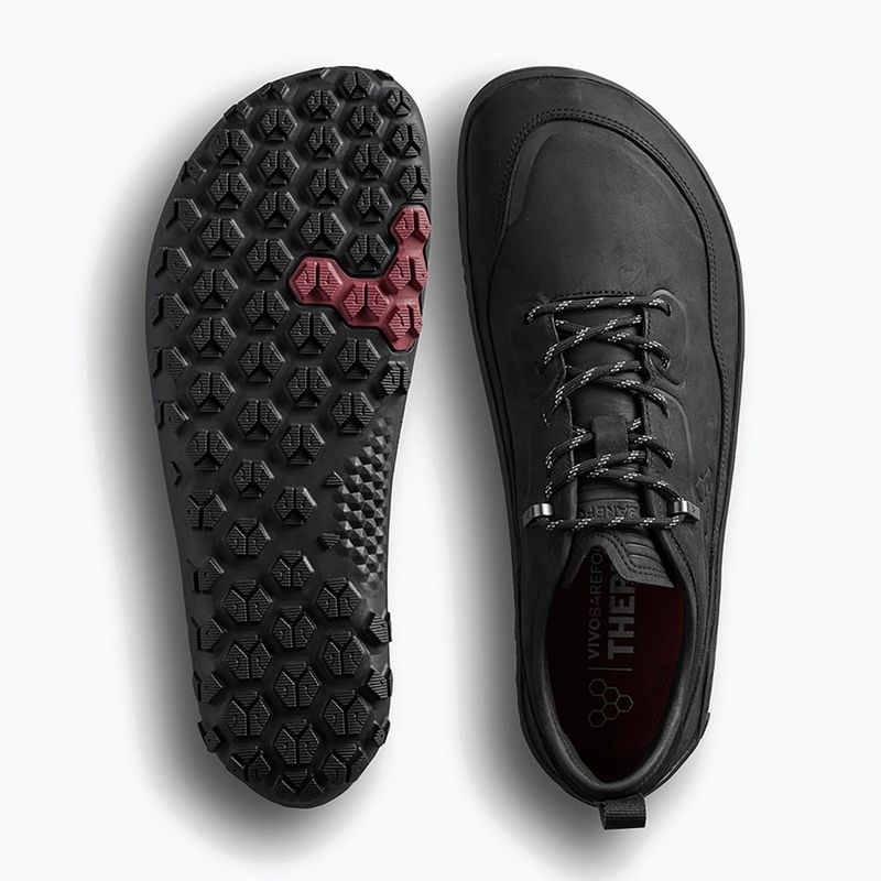 Vyriški barefoot batai Vivobarefoot Tracker Leather Low obsidian 3