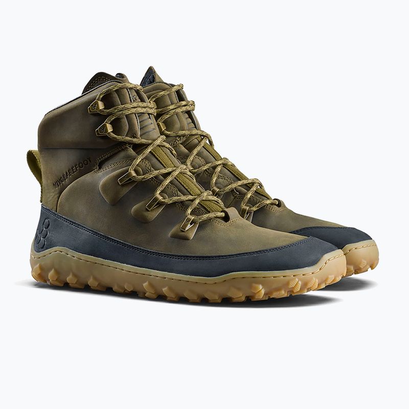Vyriški barefoot batai Vivobarefoot Tracker Leather dark olive 3