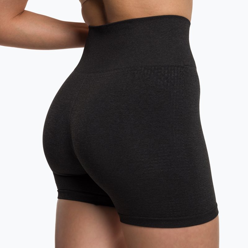 Moteriški treniruočių šortai Gymshark Vital Seamless black marl 4