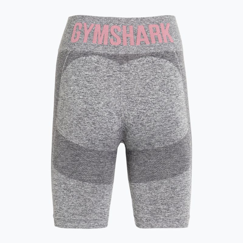 Moteriški treniruočių šortai Gymshark Flex Cycling marl / pink 2