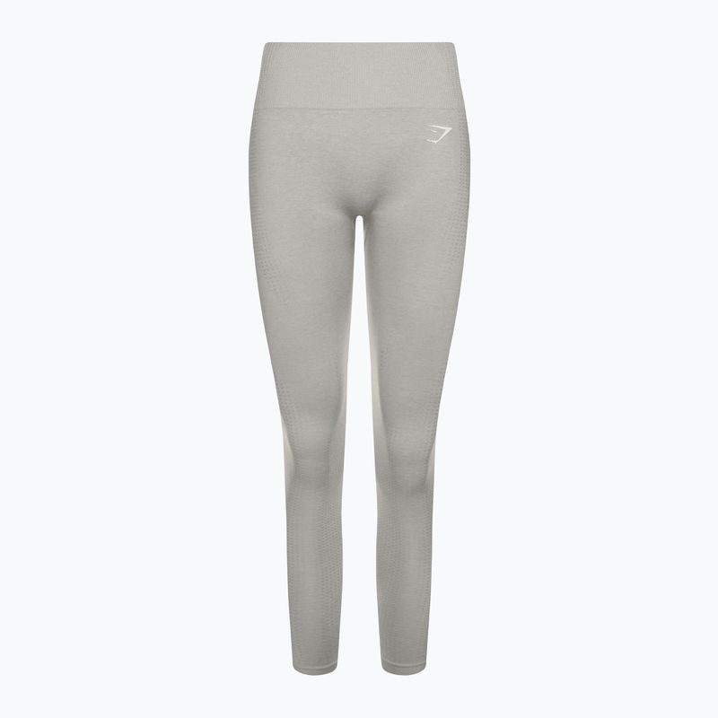 Moteriškos treniruočių tamprės Gymshark Vital Seamless light grey marl 5