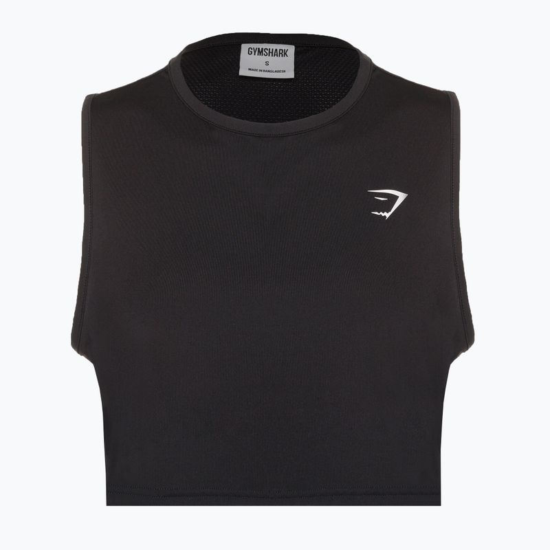 Moterų "Gymshark" treniruočių kelnaitės "Crop Tank" juodos spalvos 5