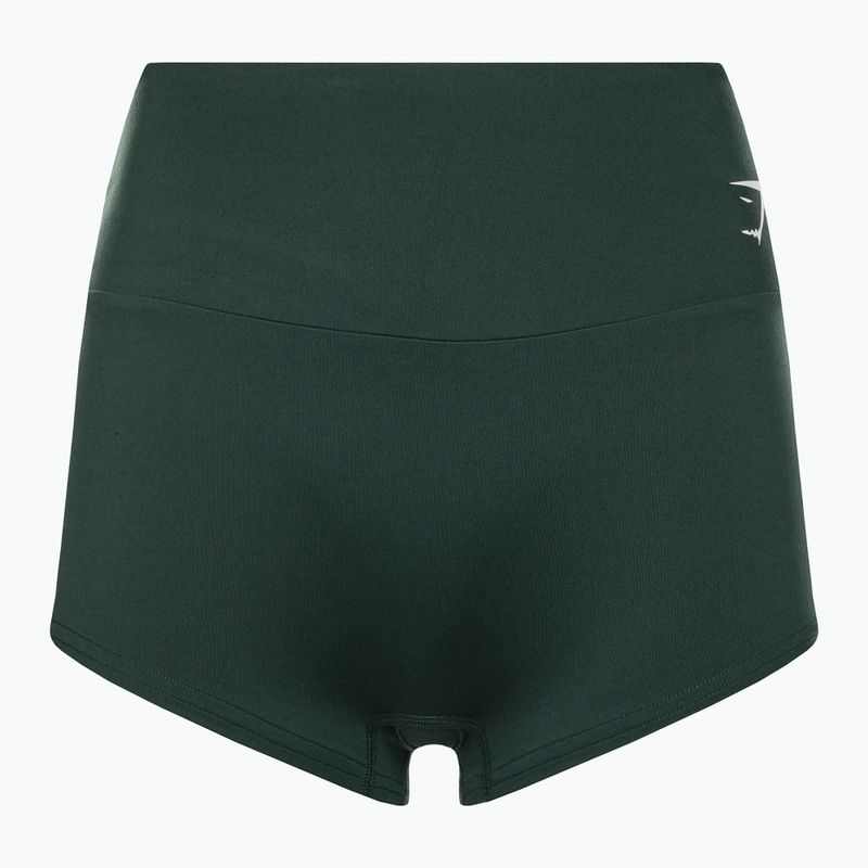 Moteriški treniruočių šortai Gymshark Training Quad obsidian green 5