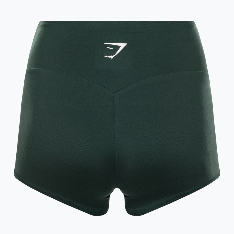 Moteriški treniruočių šortai Gymshark Training Quad obsidian green 6