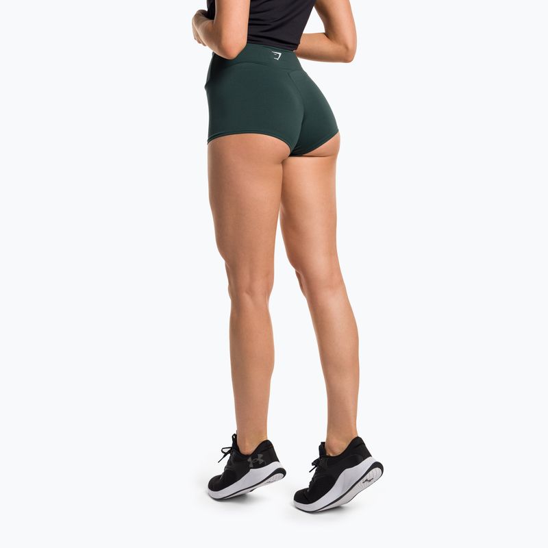 Moteriški treniruočių šortai Gymshark Training Quad obsidian green 3