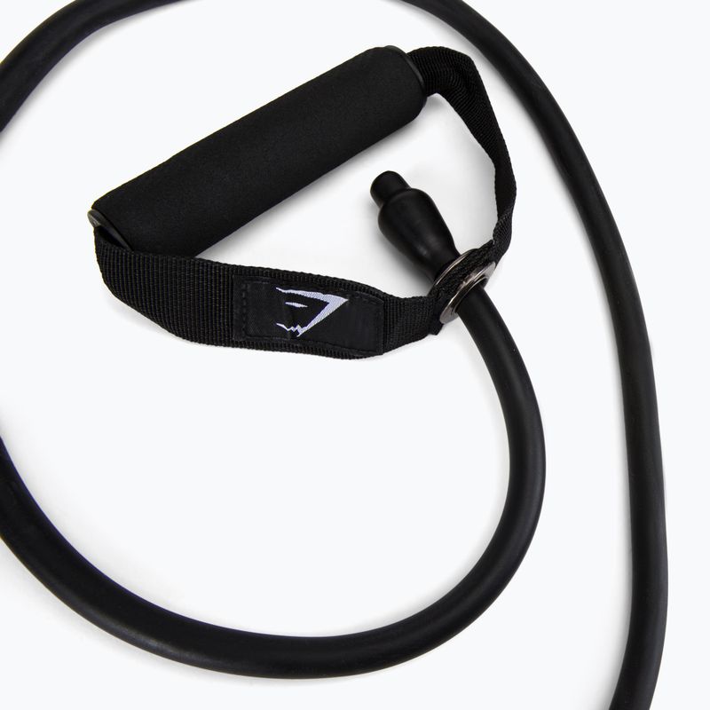 "Gymshark" treniruoklių plėstuvas "Medium Resistance Tubes", juodas 2
