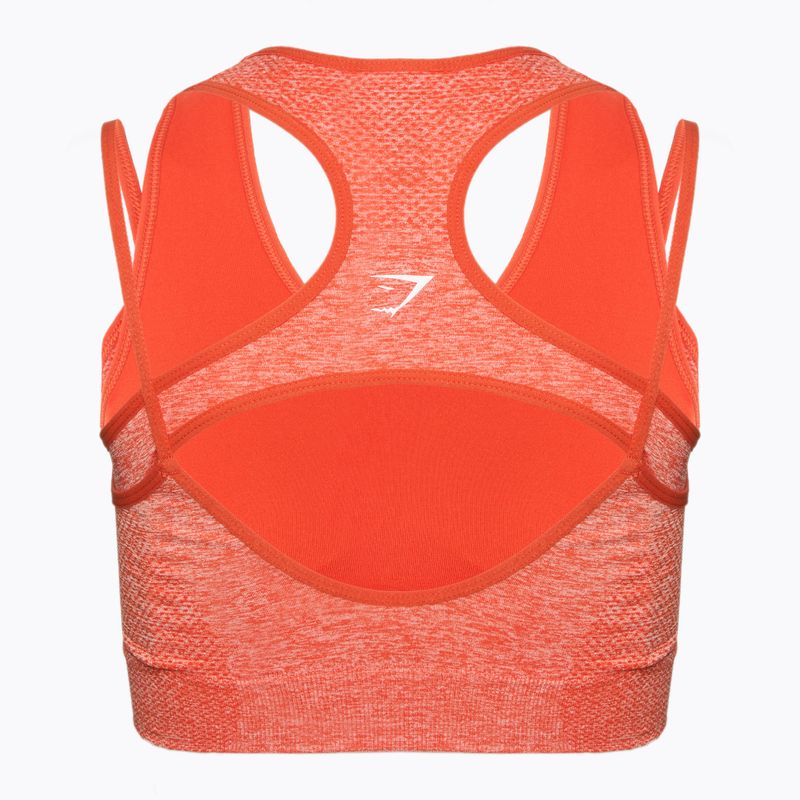 Treniruočių liemenėlė Gymshark Vital Rise Sports red / marl 2