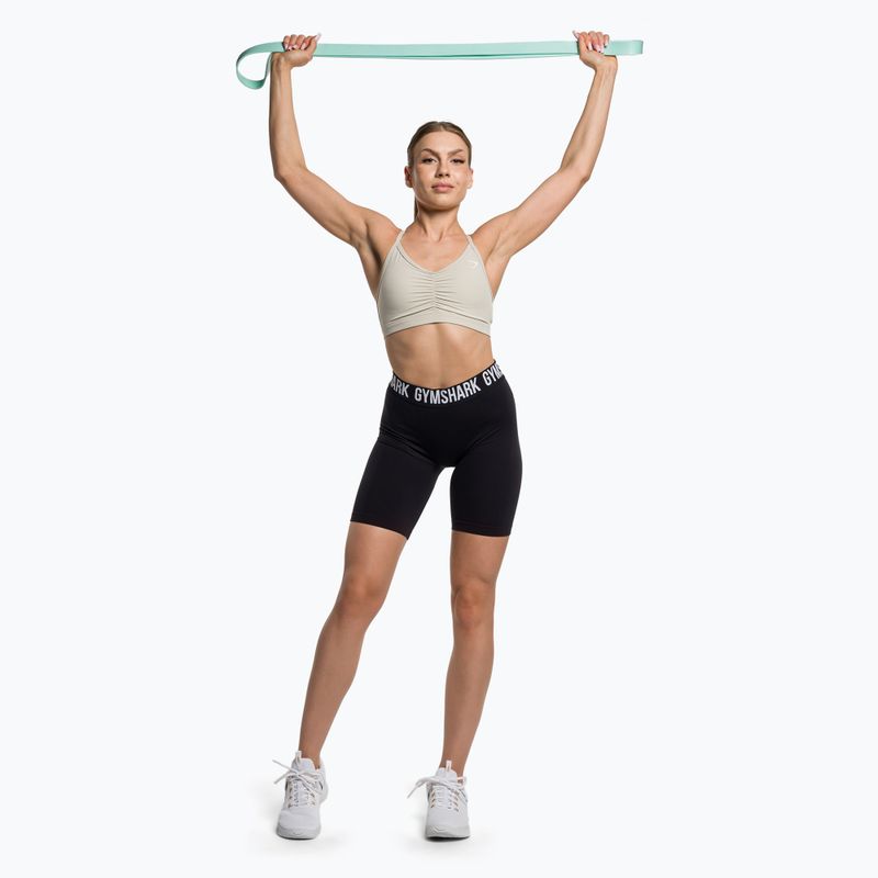 Gymshark Ruched Training Sportinė fitneso liemenėlė pilka 2