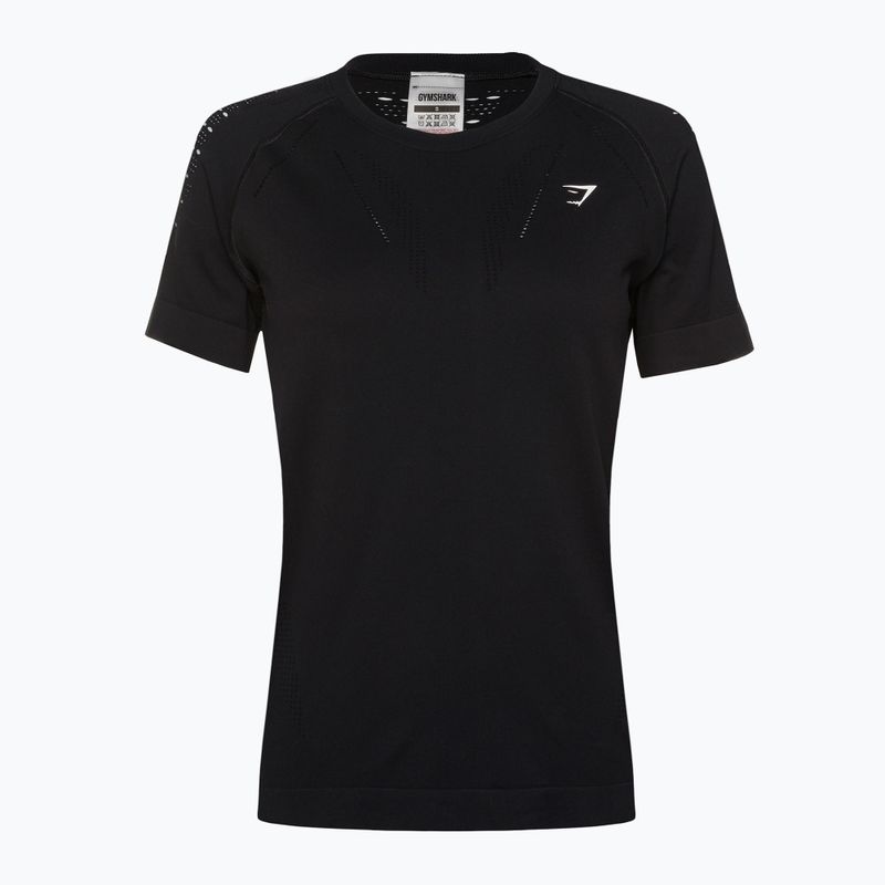 Moteriški treniruočių marškinėliai Gymshark Energy Seamless black 5