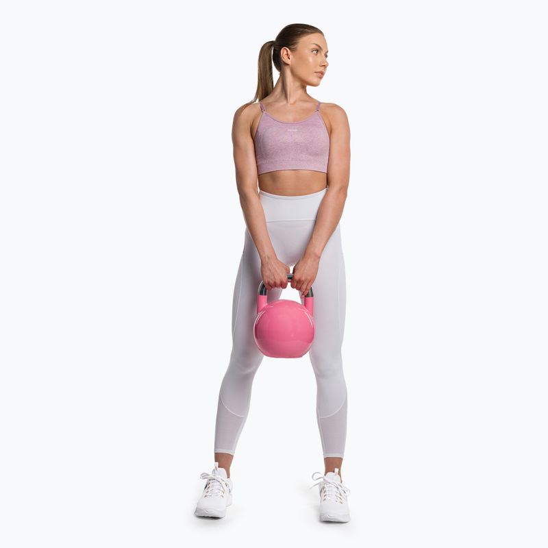 Gymshark Flex Strappy Sportinė fitneso liemenėlė violetinė 2