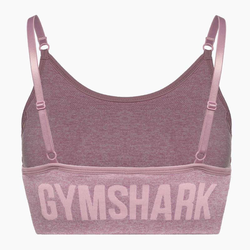 Gymshark Flex Strappy Sportinė fitneso liemenėlė violetinė 6