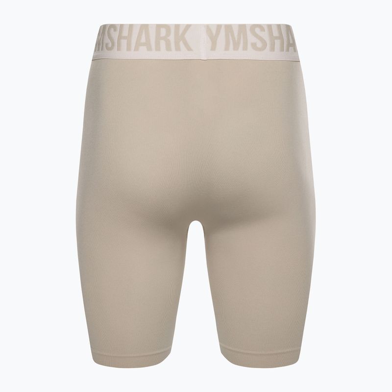 Moteriški "Gymshark Fit" dviračių treniruočių šortai žvirgždo pilkos spalvos 6