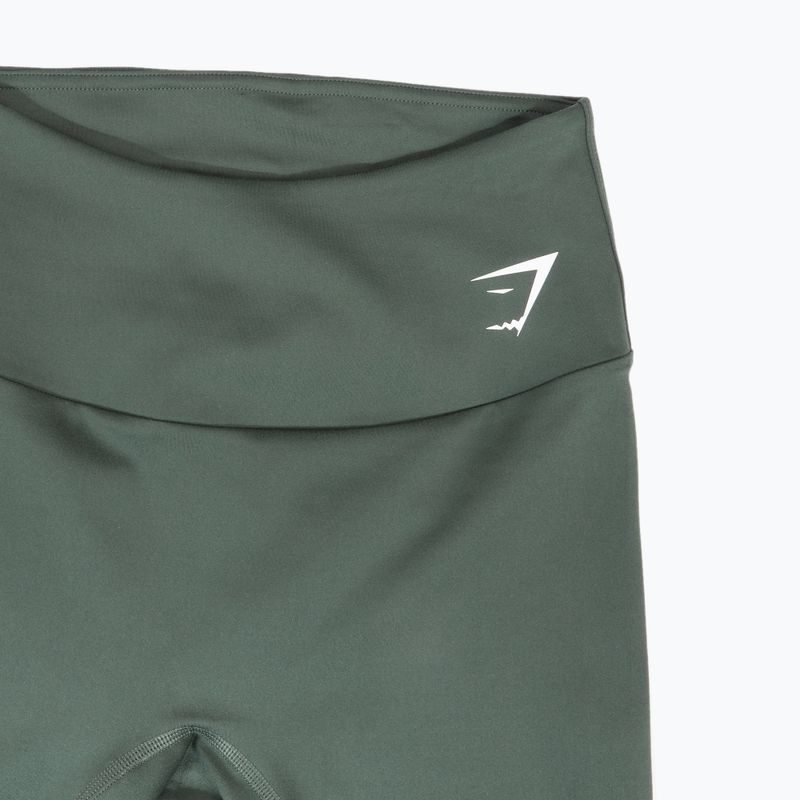 Moteriškos treniruočių tamprės Gymshark Training Full Length obsidian / green 3