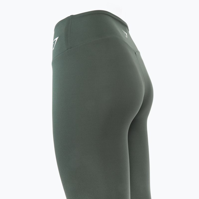 Moteriškos treniruočių tamprės Gymshark Training Cropped obsidian / green 4