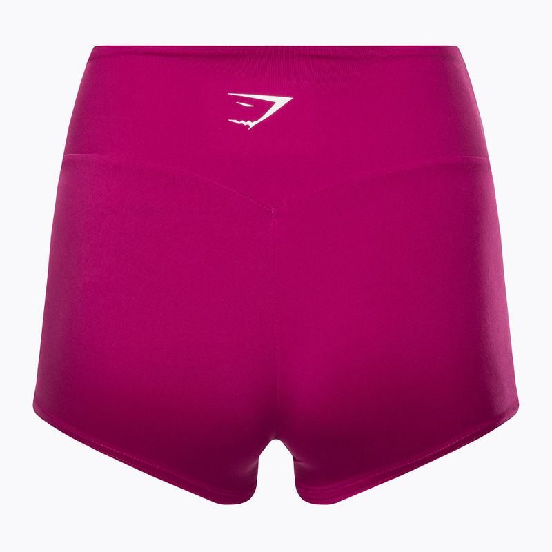 Moteriški "Gymshark" trumpi treniruočių šortai berry pink 6