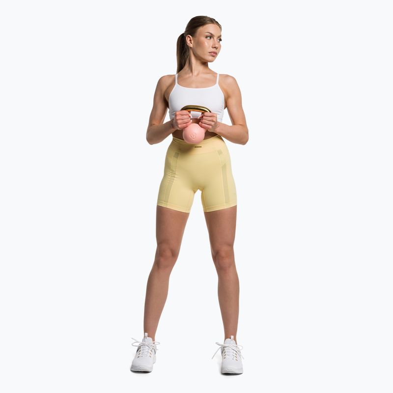 Moteriški treniruočių šortai Gymshark Whitney V3 pollen 2