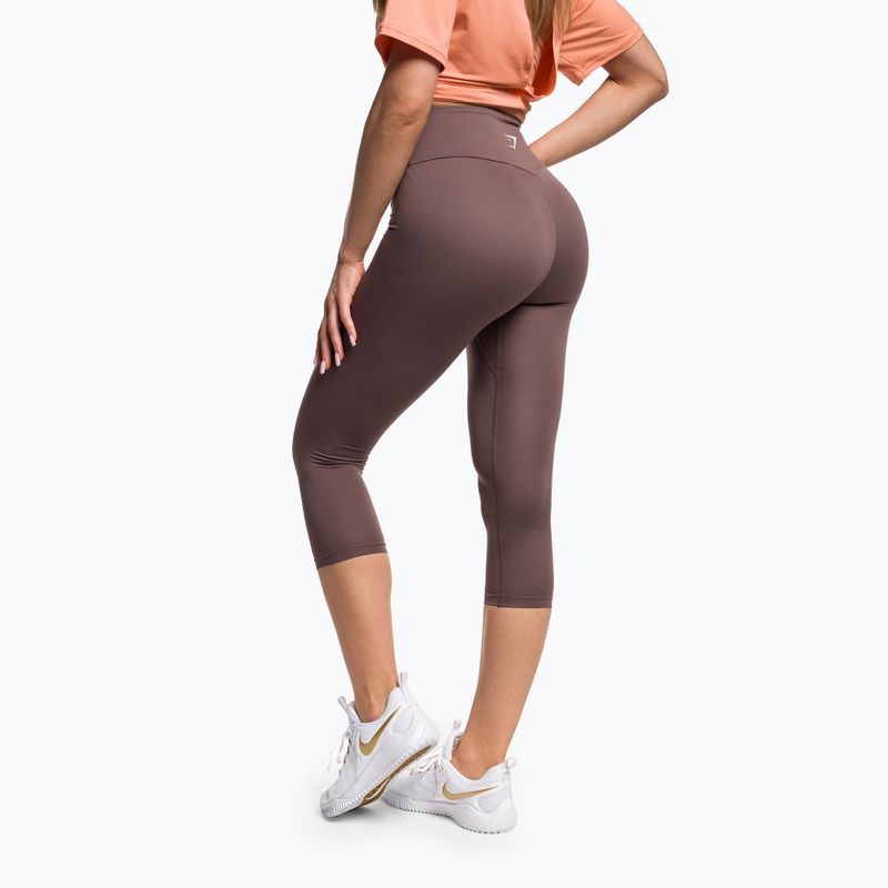 Moteriškos "Gymshark" treniruočių tamprės 7/8 penny brown 3