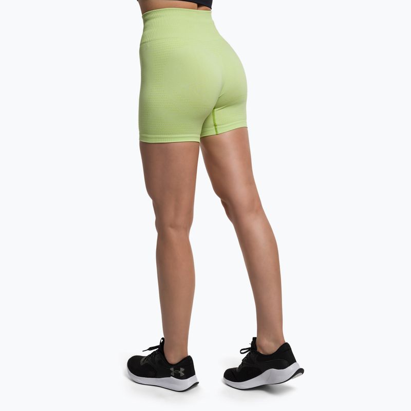 Moteriški "Gymshark Vital" besiūliai treniruočių šortai neon yellow 3