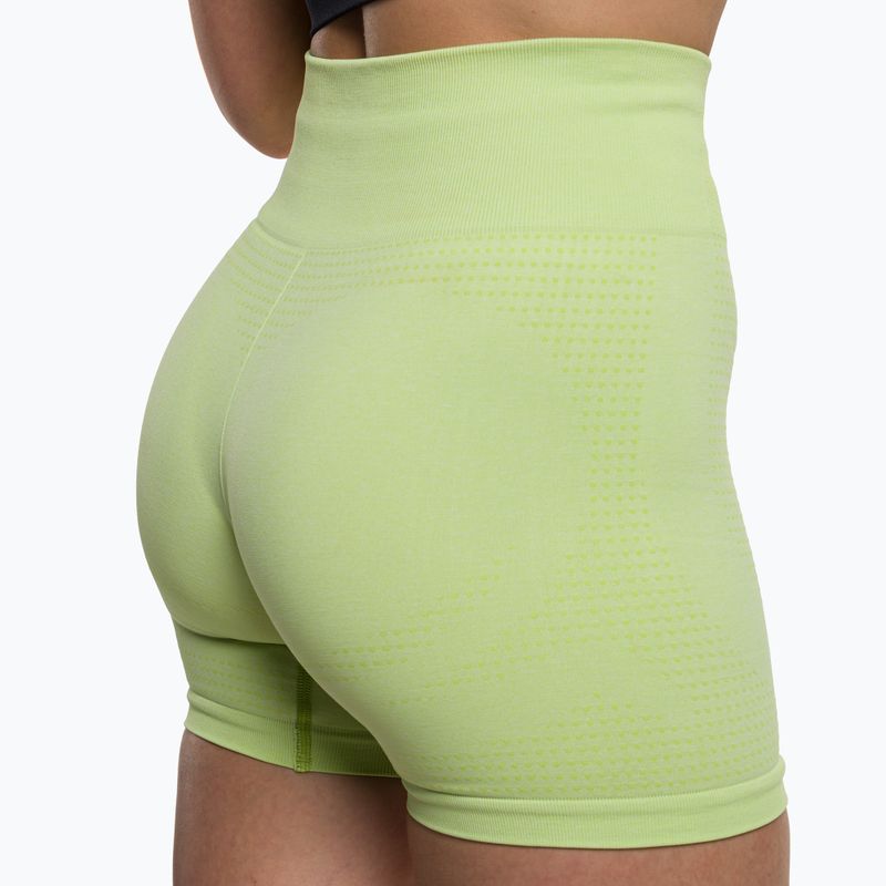 Moteriški "Gymshark Vital" besiūliai treniruočių šortai neon yellow 4