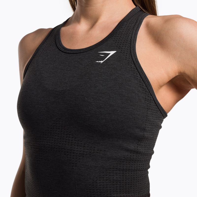 Moteriška treniruočių liemenėlė Gymshark Vital Seamless Tank dark/grey 4