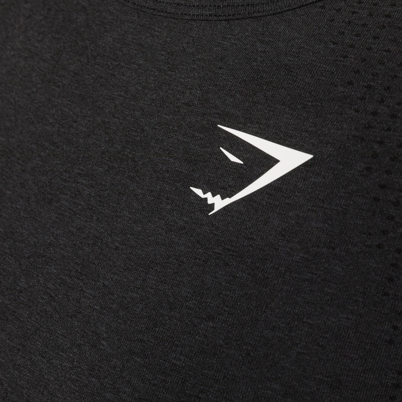 Moteriški treniruočių marškinėliai Gymshark Vital Seamless black/marl 7