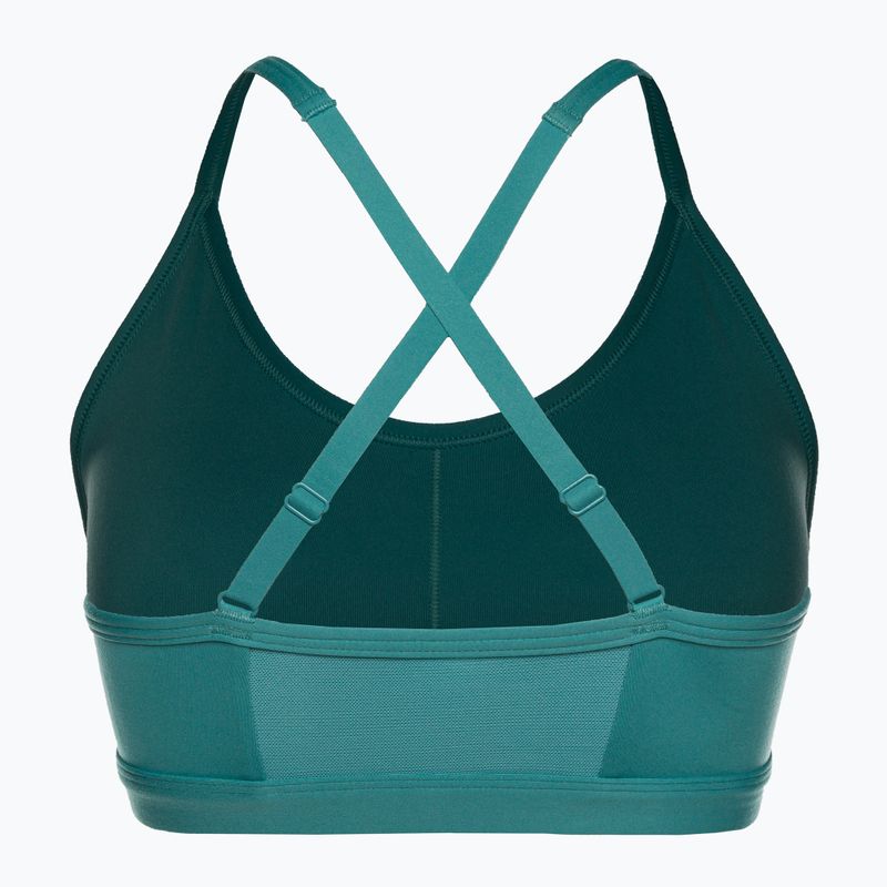 "Gymshark" treniruočių liemenėlė su raukinukais "Fauna teal fitness bra 6