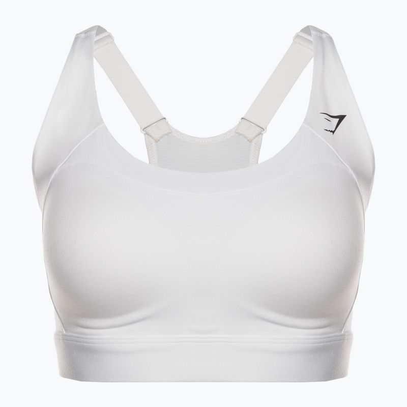 "Gymshark Racer Back Training" sportinė fitneso liemenėlė balta 6