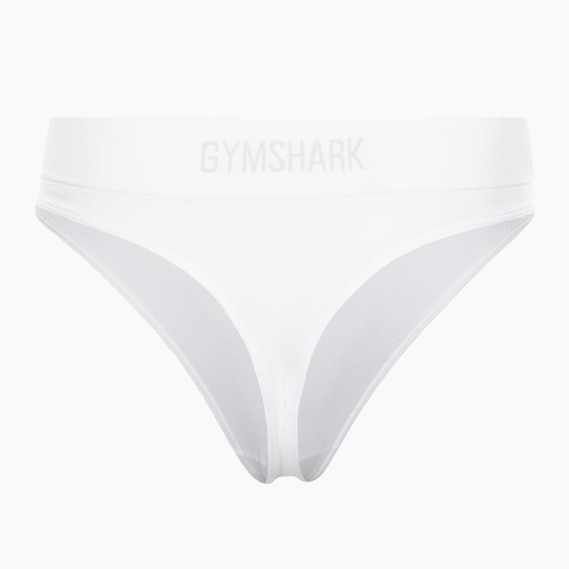 Moteriškos treniruočių tamprės Gymshark Seamless High Rise white 2