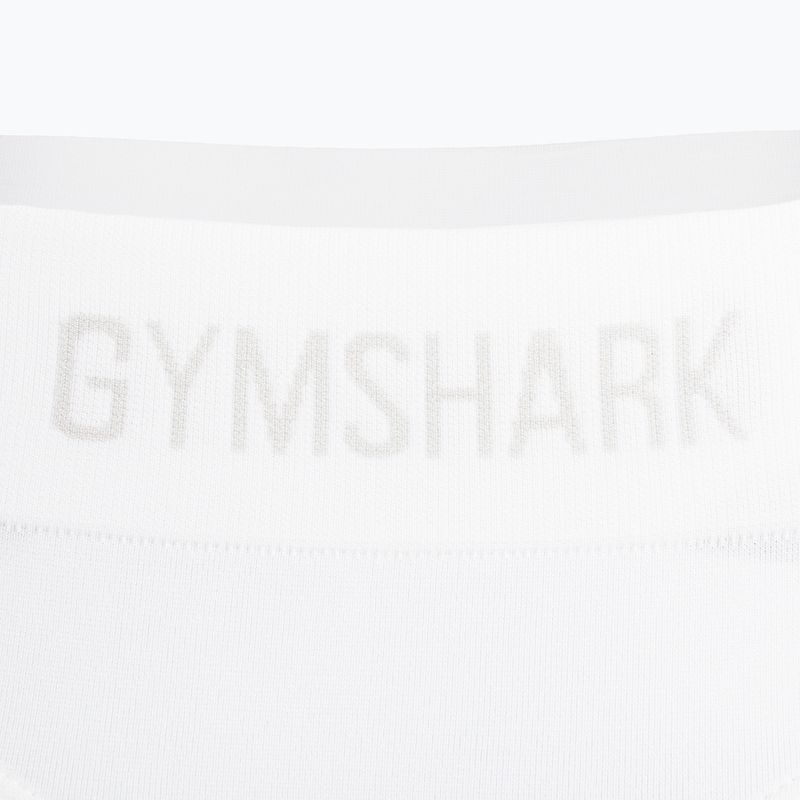 Moteriškos treniruočių tamprės Gymshark Seamless High Rise white 3