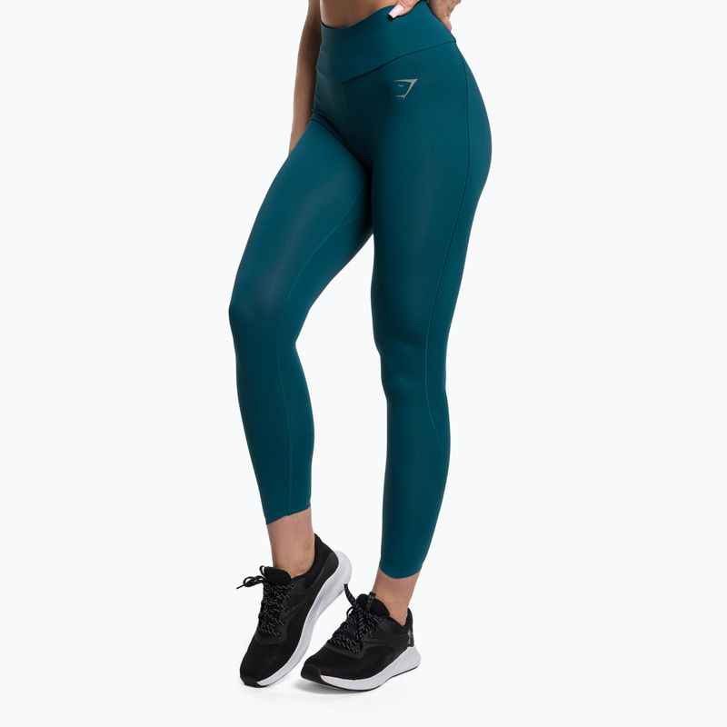 Moteriškos treniruočių tamprės Gymshark Speed niagara teal