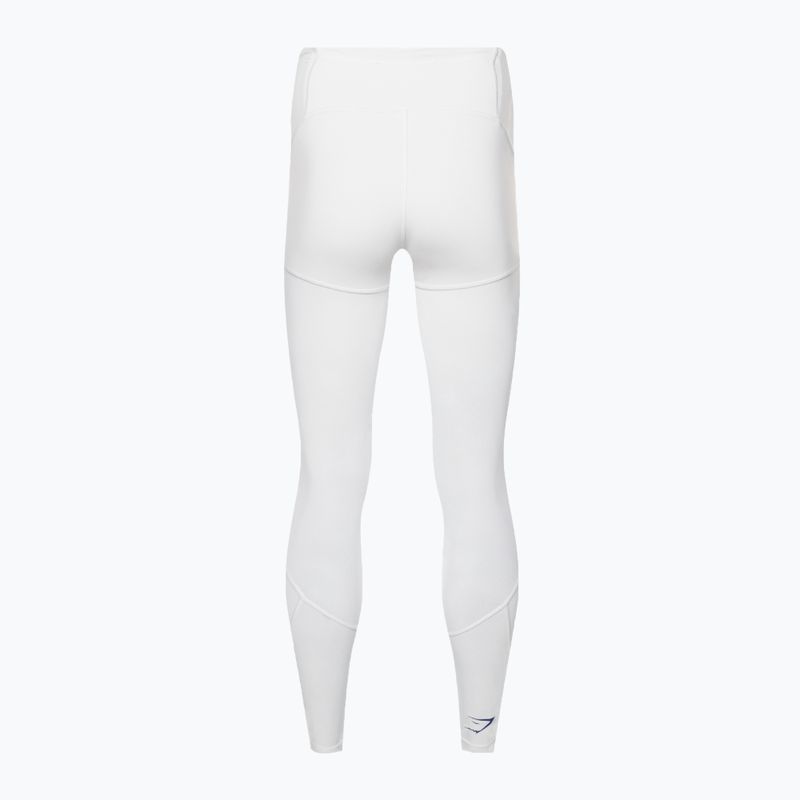 Moteriškos treniruočių kelnės Gymshark Pulse balta/mėlyna 7