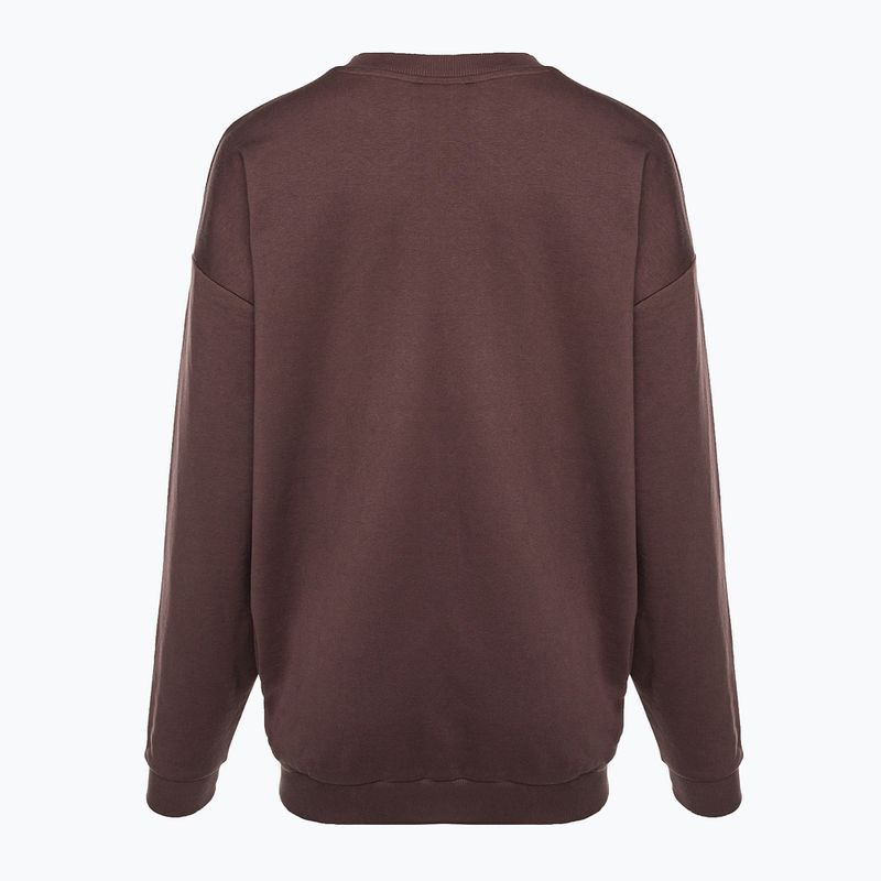 Moteriški treniruočių marškinėliai Gymshark Gfx Gslc Oversized brown 6