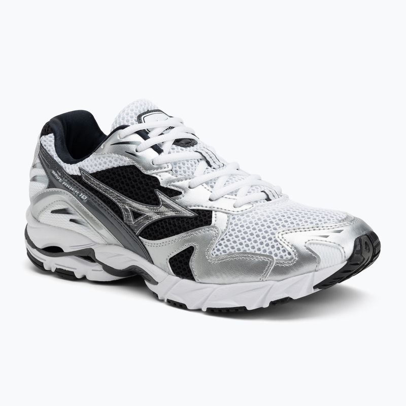 Vyriški batai Mizuno Wave Rider 10 white/silver/black