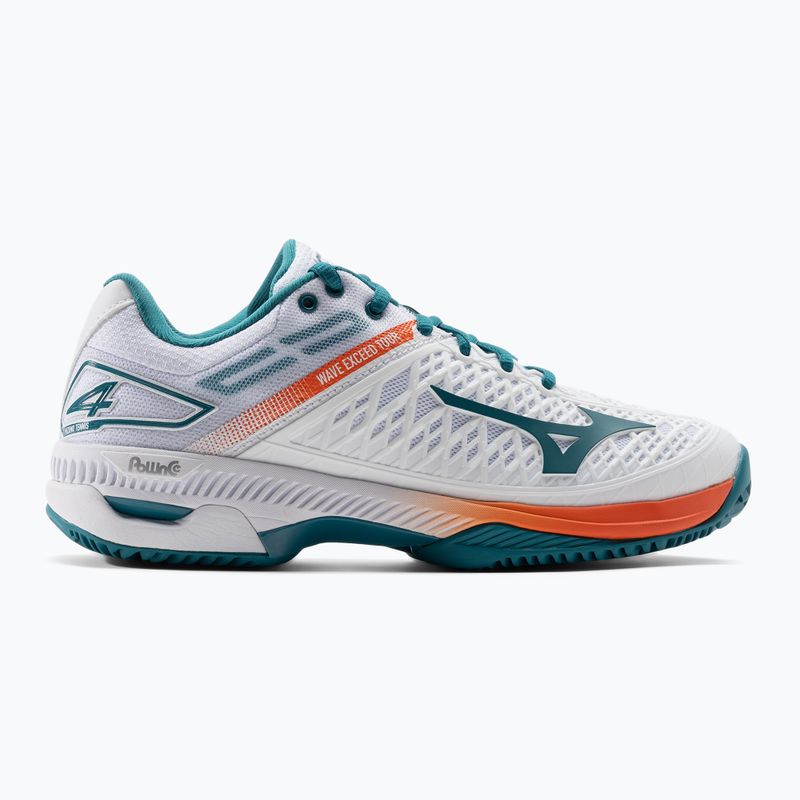 Mizuno Aw21 Wave Exceed Tour 4 Cc teniso bateliai white 61GC207485 2