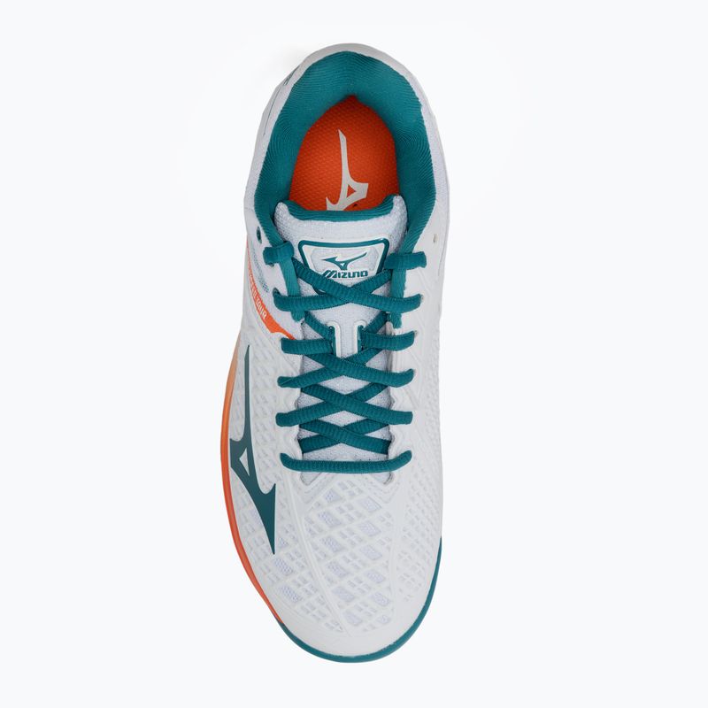 Mizuno Aw21 Wave Exceed Tour 4 Cc teniso bateliai white 61GC207485 6