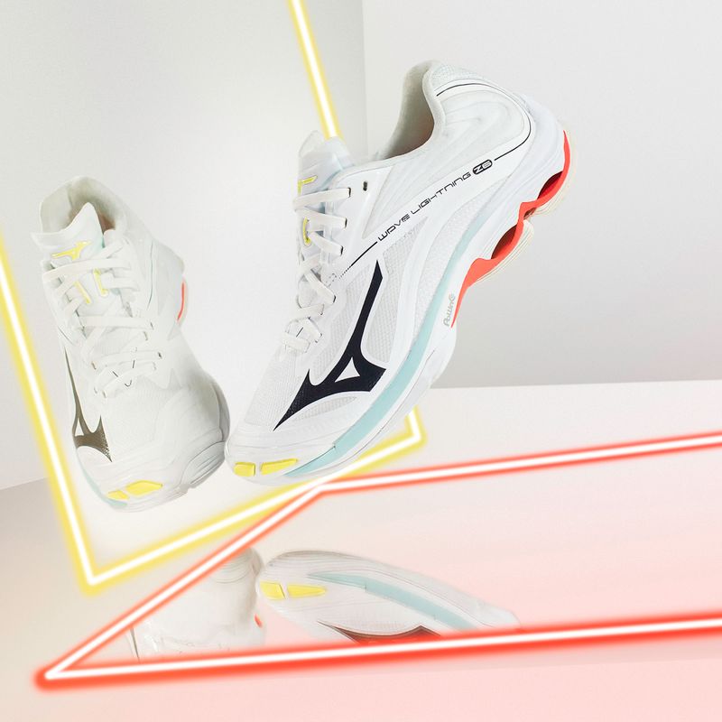 Moterų tinklinio bateliai Mizuno Wave Lightning Z6 white V1GC200010 2