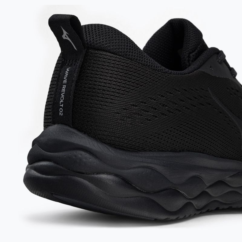 Vyriški bėgimo bateliai Mizuno Wave Revolt black c11 9