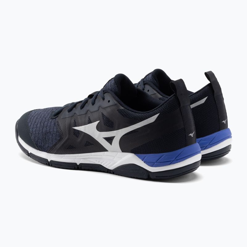 Vyriški tinklinio bateliai Mizuno Wave Supersonic 2 navy blue V1GA204002 3