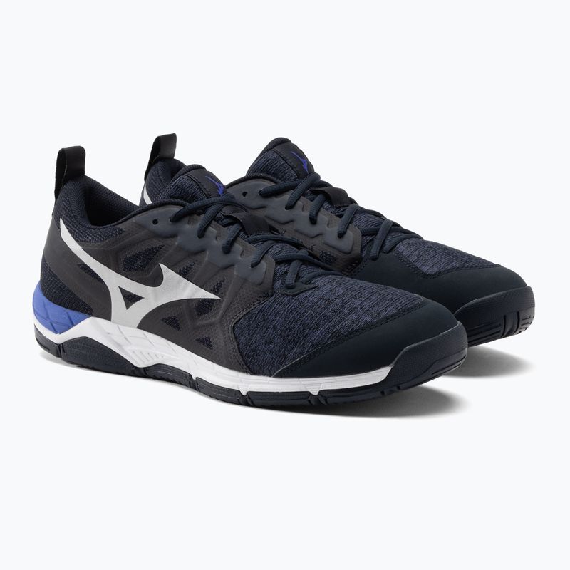 Vyriški tinklinio bateliai Mizuno Wave Supersonic 2 navy blue V1GA204002 5