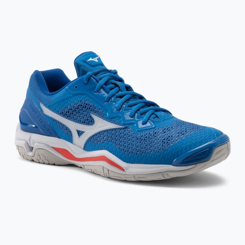 Mizuno Wave Stealth V rankinio bateliai mėlyni X1GA180024