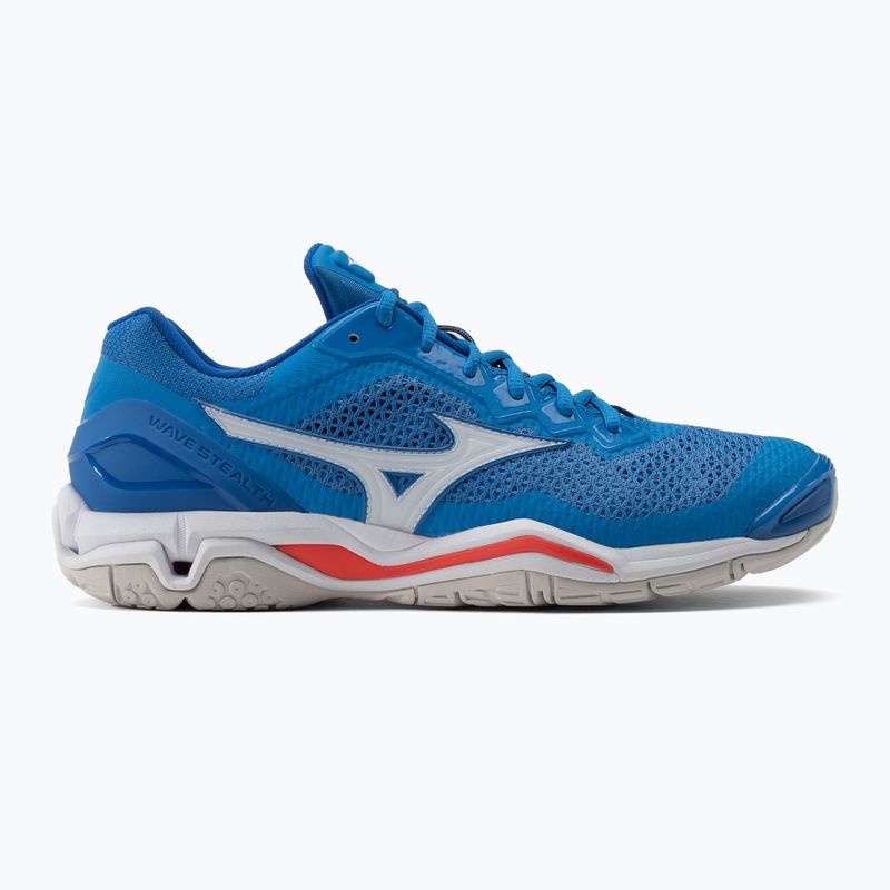 Mizuno Wave Stealth V rankinio bateliai mėlyni X1GA180024 2