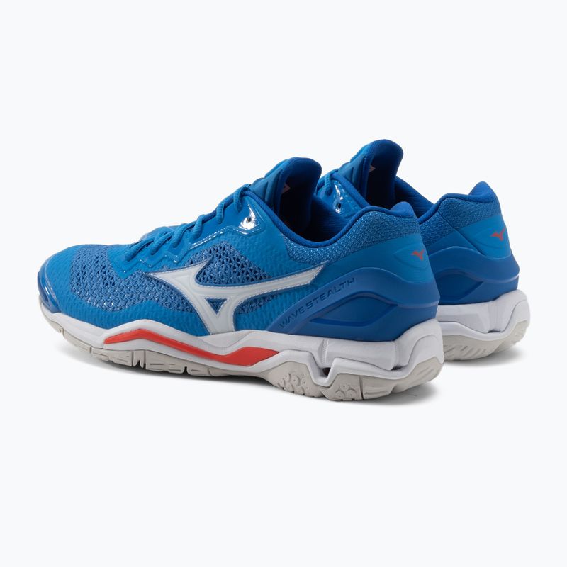 Mizuno Wave Stealth V rankinio bateliai mėlyni X1GA180024 3