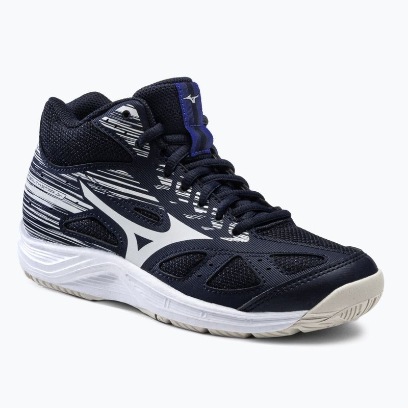 Mizuno Stealth Star Mid vaikiški rankinio bateliai tamsiai mėlyni X1GC211502