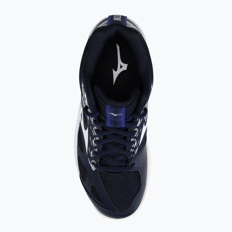 Mizuno Stealth Star Mid vaikiški rankinio bateliai tamsiai mėlyni X1GC211502 6