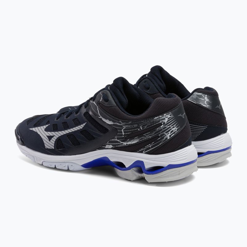 Vyriški tinklinio bateliai Mizuno Wave Voltage navy blue V1GA216001 3