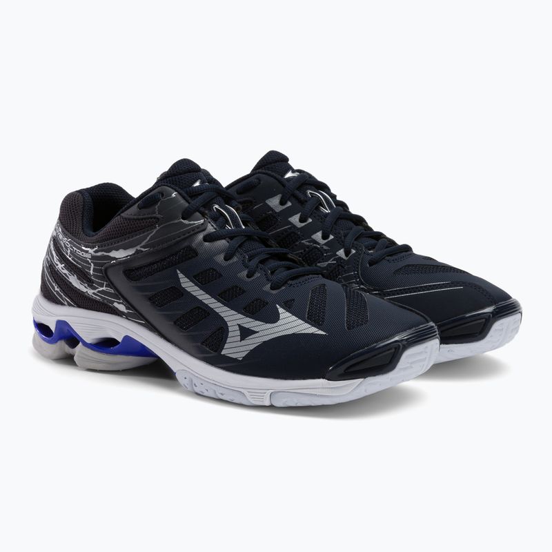 Vyriški tinklinio bateliai Mizuno Wave Voltage navy blue V1GA216001 5