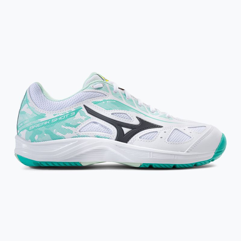 Moteriški teniso bateliai Mizuno Break Shot 3 AC white and green 61GA212623 2