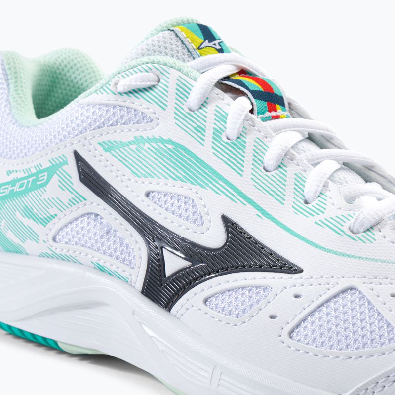 Moteriški teniso bateliai Mizuno Break Shot 3 AC white and green 61GA212623 8