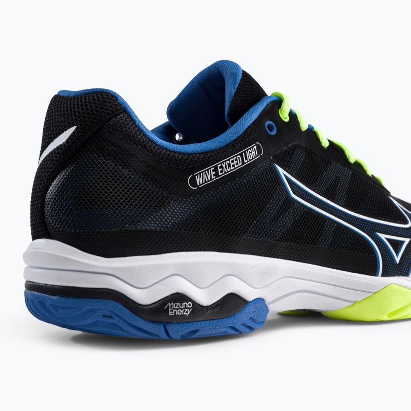 Vyriški teniso bateliai Mizuno Wave Exceed Light AC black 61GA2218 8